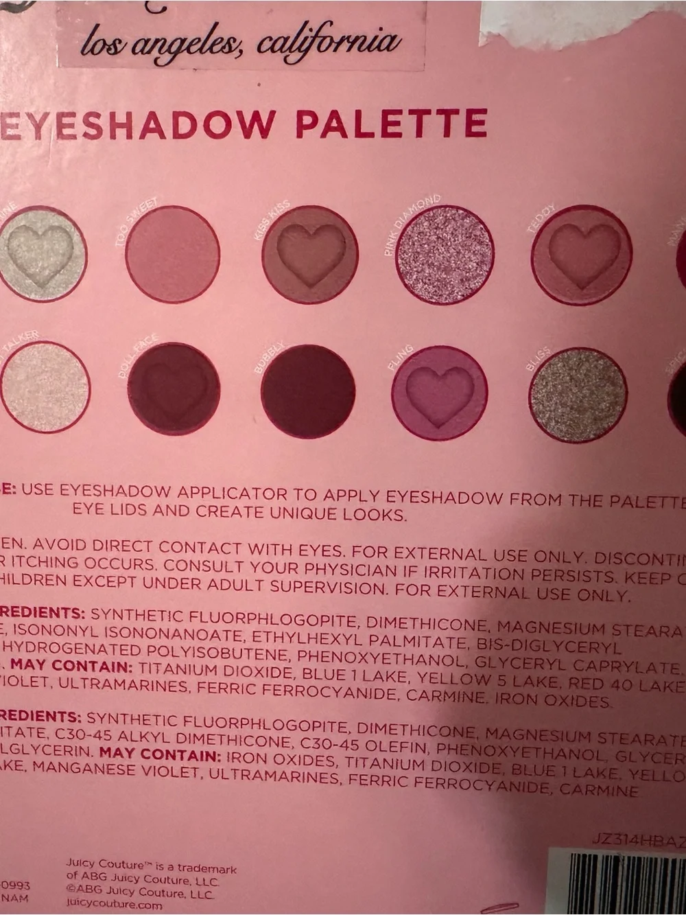 Juicy Couture Pink Neutral & Warm 16-Color Eyeshadow Palette